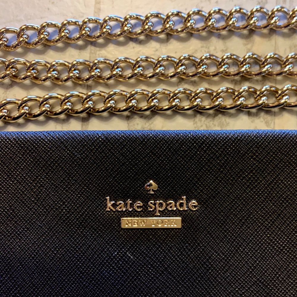 Kate Spade Black Crossbody Purse & Dust Bag - Picture 2 of 6